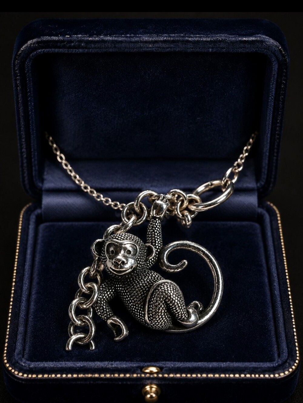 Brighton Monkey Jewelry Monkeying Around 2015 Year Of The Monkey Necklace EUC